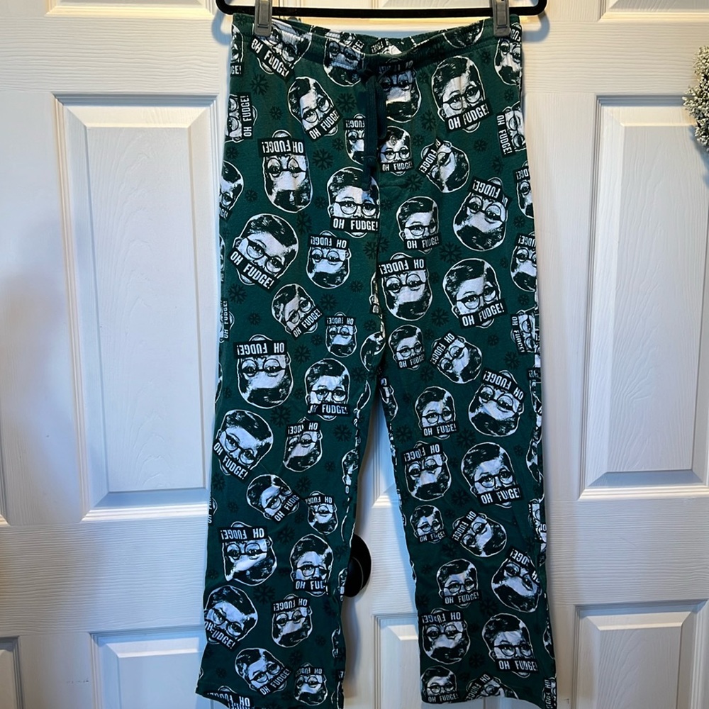 ❤️Christmas Story Men’s Flannel Pajama Bottoms- Size L